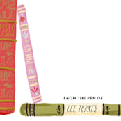 "Painted Book Spines" - Children’s Stationery in Sweet Coral by Shiny Penny Studio - Detail