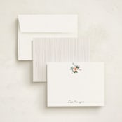 "Pretty Posie" - Children’s Stationery in Pink Candy by That Girl Press - Assembled