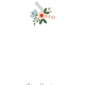 "Pretty Posie" - Children’s Stationery in Pink Candy by That Girl Press - Detail