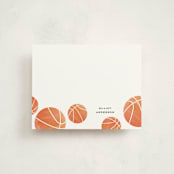"Bouncing" - Children’s Stationery in Tangerine by Corinne Malesic - Front