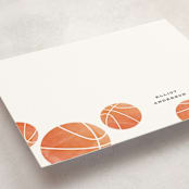 "Bouncing" - Children’s Stationery in Tangerine by Corinne Malesic - Detail