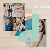 "The Tropics" - Children’s Stationery in Ocean by Pixel and Hank - Back of Card Options