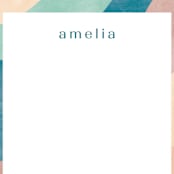 "The Tropics" - Children’s Stationery in Ocean by Pixel and Hank - Detail