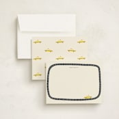 "City Streets" - Children’s Stationery in Cream by On Friday We - Assembled
