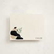 "Panda Paper" - Children’s Stationery in Shell by Inkblot Design - Front