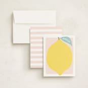 "cheery lemon" - Children’s Stationery in Petal by Karidy Walker - Assembled