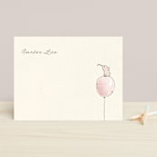 "Francesce" - Children’s Stationery in Blush by chocomocacino - Front