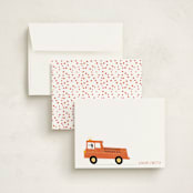 "Sound The Alarm!" - Children’s Stationery in Fire Engine by Angela Thompson - Assembled