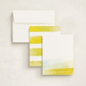 "Brushed Up" - Children’s Stationery in Sun by Hooray Creative - Assembled
