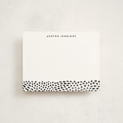 "Handdrawn Pattern" - Children’s Stationery in Ebony by Hooray Creative - Front