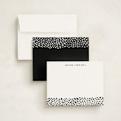 "Handdrawn Pattern" - Children’s Stationery in Ebony by Hooray Creative - Assembled