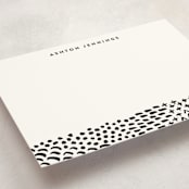 "Handdrawn Pattern" - Children’s Stationery in Ebony by Hooray Creative - Detail