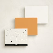 "Baby Animal Giraffe" - Children’s Stationery in Midnight by Cass Loh - Back of Card Options