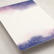 "Starry Night" - Children’s Stationery in Midnight by Shannon Chen of Four Wet Feet Studio - Detail