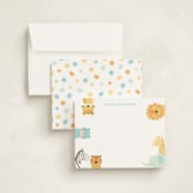 "walk on the wild side" - Children’s Stationery in Sunny by peetie design - Assembled