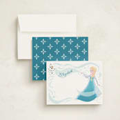 "Disney Frozen Snow Sparkles" - Children’s Stationery in Snow by curiouszhi - Assembled
