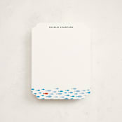 "Stand Out" - Children’s Stationery in Ocean Blue by Jennifer Thomke - Front