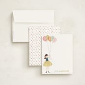 "A Sweet Hello" - Children’s Stationery in Buttercream by peetie design - Assembled