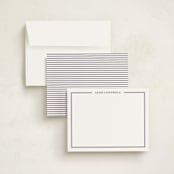 "gentleman" - Children’s Stationery in Navy by The Social Type - Assembled