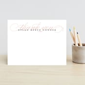 "Graceful Entrance" - Children’s Stationery in Cotton Candy by Jessica Williams - Front