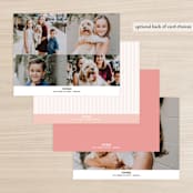 "Graceful Entrance" - Children’s Stationery in Cotton Candy by Jessica Williams - Back of Card Options