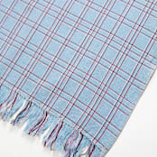 "Chiapas Light Blue Handwoven Cotton Kitchen Towel" - Tea Towels in blue by Archive New York