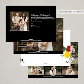 "Colorful Kwanzaa" - Kwanzaa Cards in Cloud by Stick and Petal - Back of Card Options
