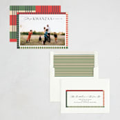 "Lined edge" - Kwanzaa Cards in Watermelon by Creo Study - Assembled