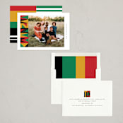 "Kwanzaa blocks" - Kwanzaa Cards in Sugar by Angela Garrick - Assembled