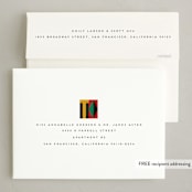 "Kwanzaa blocks" - Kwanzaa Cards in Sugar by Angela Garrick - FREE Recipient Addressing