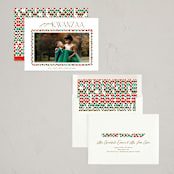 "Colorful Border" - Kwanzaa Cards in Carnival by Phrosné Barwood - Assembled