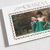 "Colorful Border" - Kwanzaa Cards in Carnival by Phrosné Barwood - Detail