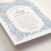 "Arch" - Letterpress Baby Shower Invitations in Arch by Jen Owens - Detail