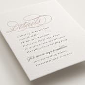 "sway" - Letterpress Direction Cards in Sway by Laura Hankins - Detail