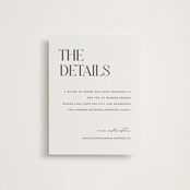 "Tallest" - Letterpress Direction Cards in Soft Black by Pixel and Hank - Front
