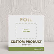 "FOIL Portrait Custom" - Lunar New Year Cards in Golden by Minted - Front