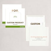 "FOIL Portrait Custom" - Lunar New Year Cards in Golden by Minted - Assembled