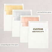 "FOIL Portrait Custom" - Lunar New Year Cards in Golden by Minted - Envelope Liner Options
