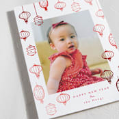 "Sketched Lanterns" - Lunar New Year Cards in Peace by Tamara Hilje - Detail