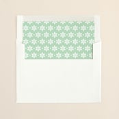 "Our Favorite Moments" - Slip-In Envelope Liners in Mint by Melissa Egan of Pistols - Liner in envelope