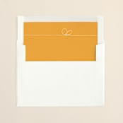 "The Happy Couple" - Slip-In Envelope Liners in Dark Yellow by R studio - Liner in envelope