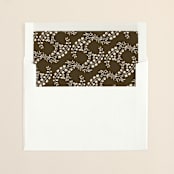 "Story Book" - Slip-In Envelope Liners in Dark Chestnut by Jody Wody - Liner in envelope