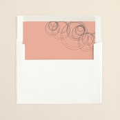 "Intricate" - Slip-In Envelope Liners in Poppy by Andrea Van Voorst - Liner in envelope