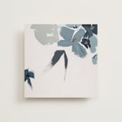 "Blue Garden Diptych" - Slip-In Envelope Liners in Royal Blue by Caryn Owen - Full Liner