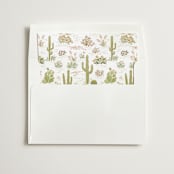 "Westward" - Slip-In Envelope Liners in Sandstone by Paper Sun Studio - Liner in white envelope