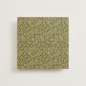 "Embroidered" - Slip-In Envelope Liners in Chartreuse by Jen Owens - Full Liner