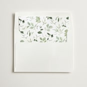 "Verde" - Slip-In Envelope Liners in Mojito by Everett Paper Goods - Liner in white envelope