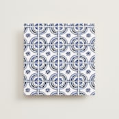"watercolor tile" - Slip-In Envelope Liners in Cobalt by Katharine Watson - Full Liner