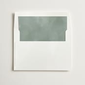 "Gilded Woodland" - Slip-In Envelope Liners in Fern by Kristie Kern - Liner in white envelope
