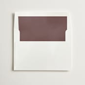 "Red/Pink Liner" - Slip-In Envelope Liners in Burnt Rose by Minted - Liner in envelope